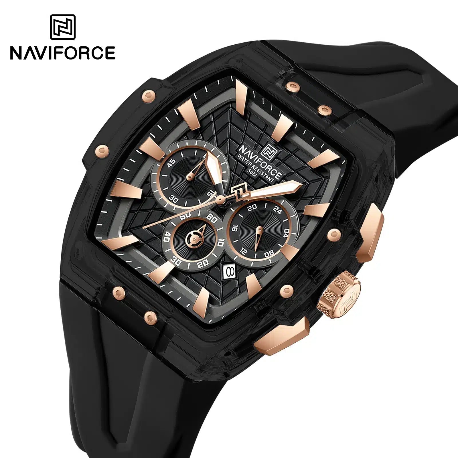 Naviforce NF6113 B/RG/B Apex Chronograph Series