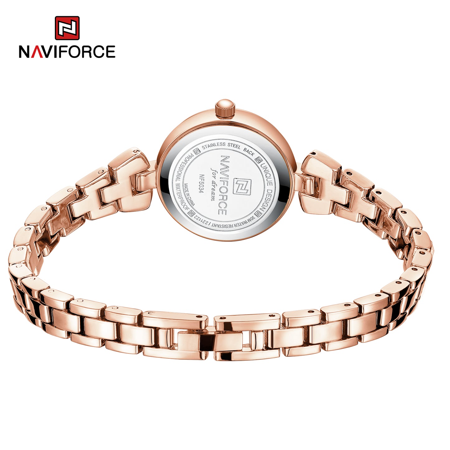 Naviforce Watch For Women NF5034 RGGN
