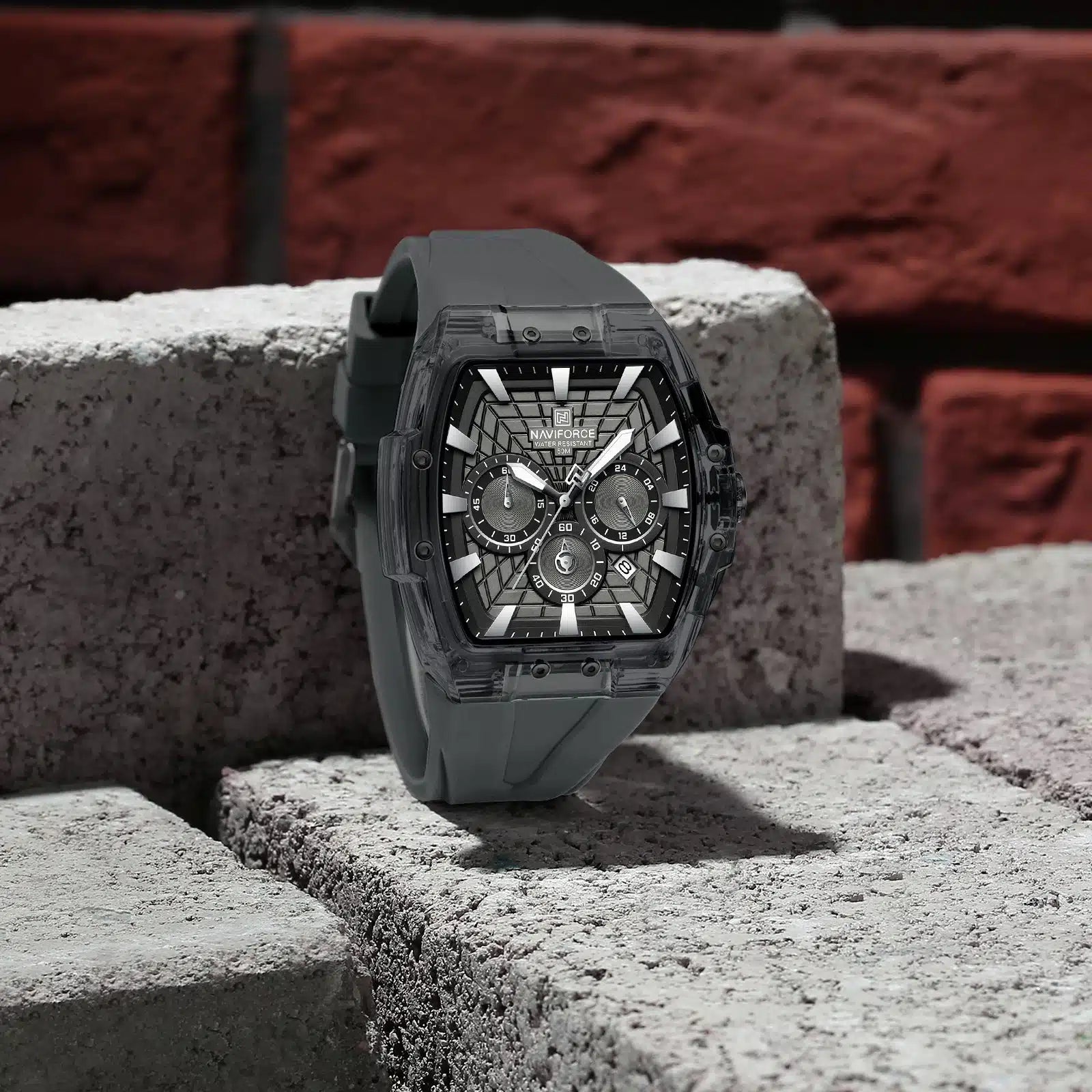 Naviforce NF6113 GY/GY/GY Apex Chronograph Series