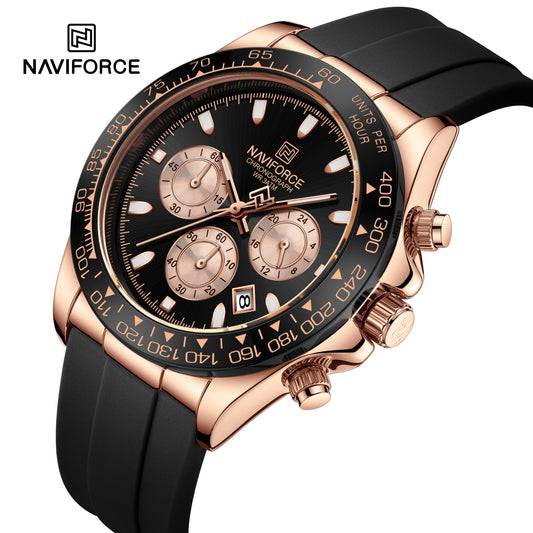 Naviforce Watch For Men NF8054 RGBB