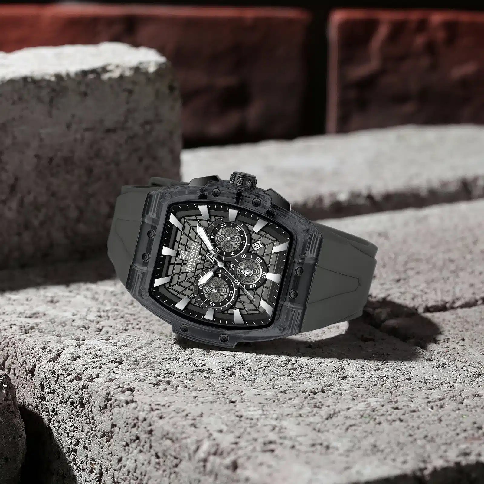 Naviforce NF6113 GY/GY/GY Apex Chronograph Series