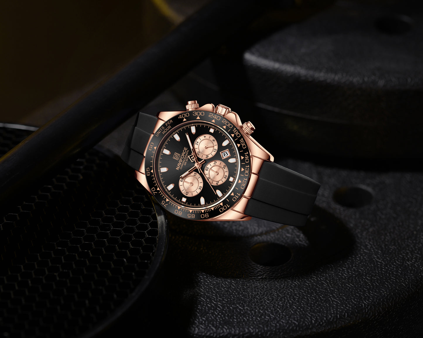 Naviforce Watch For Men NF8054 RGBB