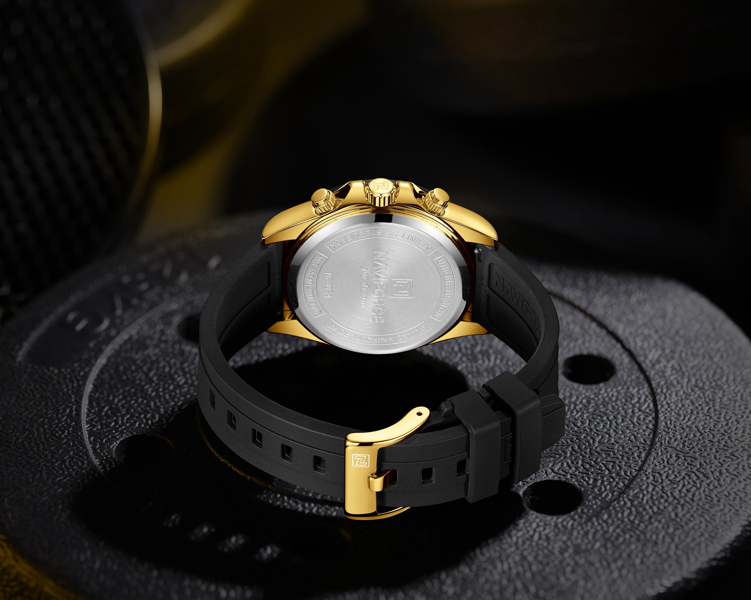 Naviforce Watch For Men NF8054 G/B/B