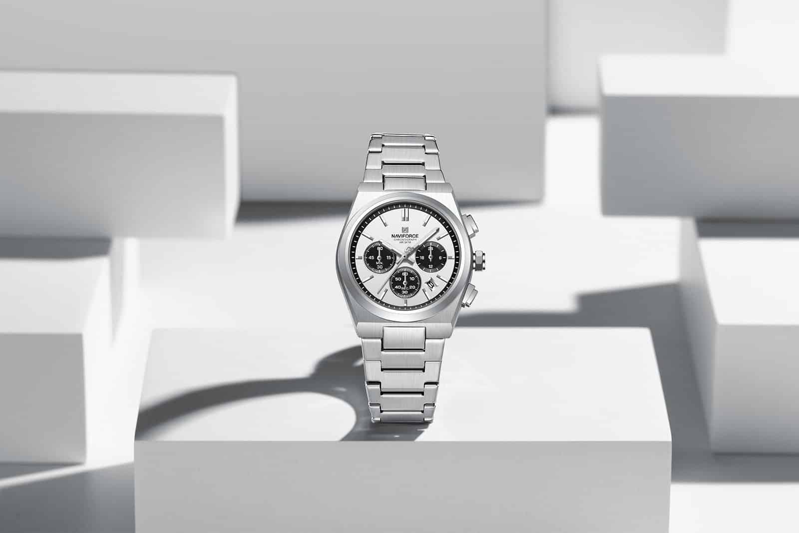 Naviforce NF8048 S/W/S Bond Chrono For Men