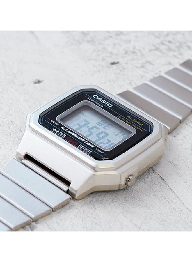 Casio Men’s Stainless Steel Digital Watch B650WD-1ADF – Silver 43 mm