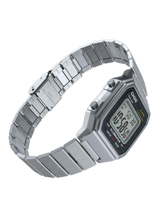 Casio Men’s Stainless Steel Digital Watch B650WD-1ADF – Silver 43 mm