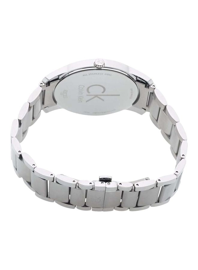 Men’s City Stainless Steel Analog Watch K2G21126 – Silver Dial, Quartz Movement, 43mm Case, 3ATM Water Resistant