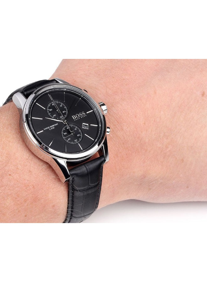 Leather Analog Watch with Date Display – Hugo Boss Model 1513279