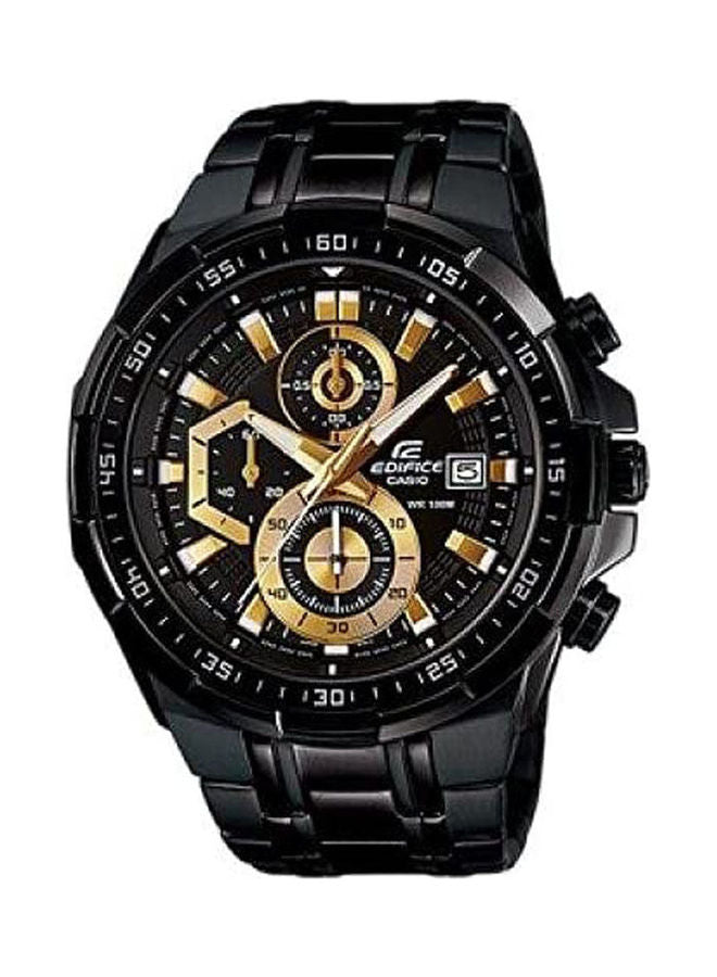 Casio EFR-539BK-1AVDF Men’s Stainless Steel Analog Watch – Bold Black Stainless Steel Chronograph Style Men’s Watch