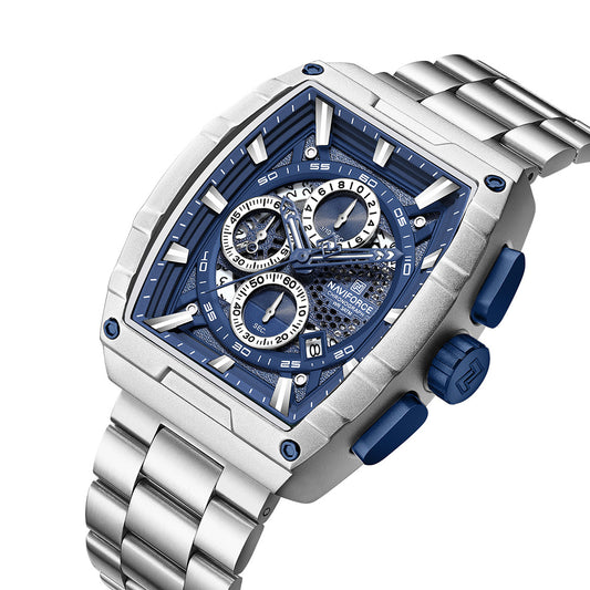 NAVIFORCE NF8066 S/BE/S Men’s Fashion Sports Quartz Chronograph Watch