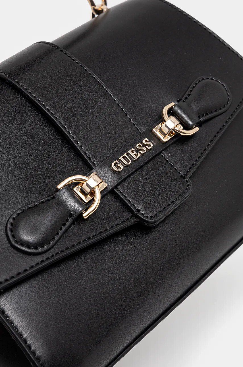 GU Black Top Handle/Shoulder Bag For Women 95#