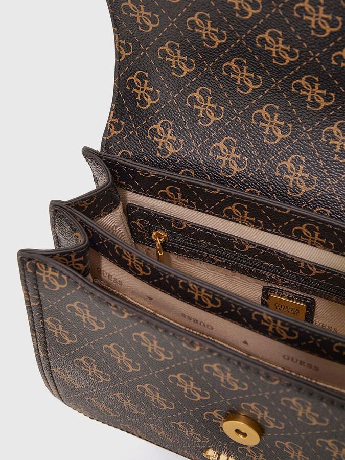 GU Brown Monogram Bag For Women 97#