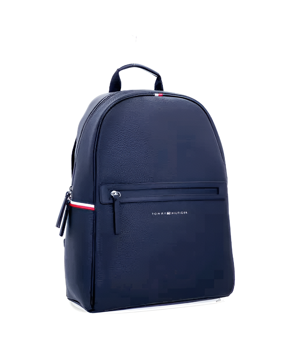 TH Navy Leather Backpack For Men 50#