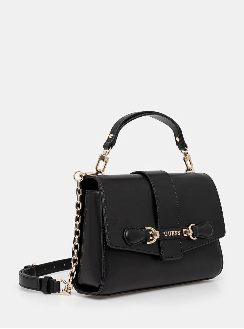 GU Black Top Handle/Shoulder Bag For Women 95#
