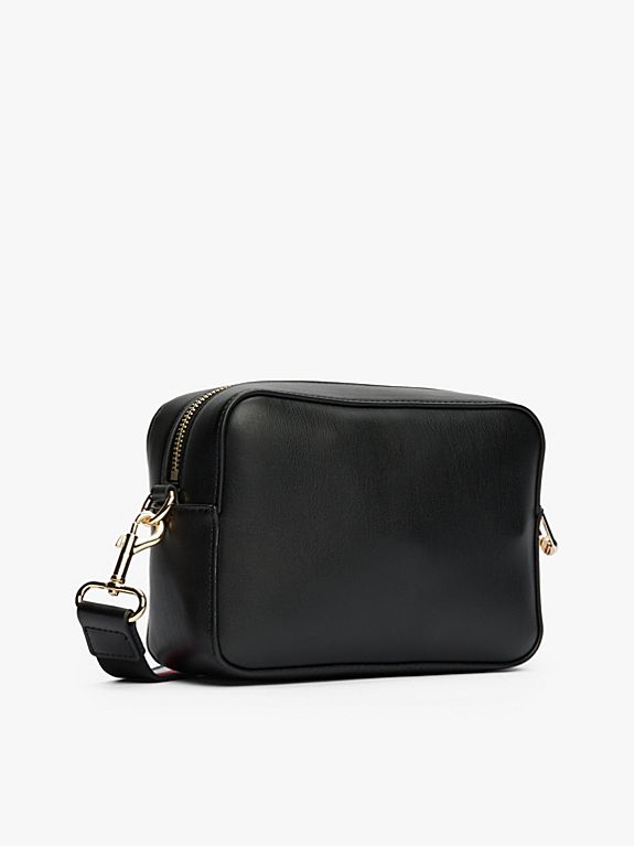 Tommy Hilfiger Black Leather Crossbody Bag #28