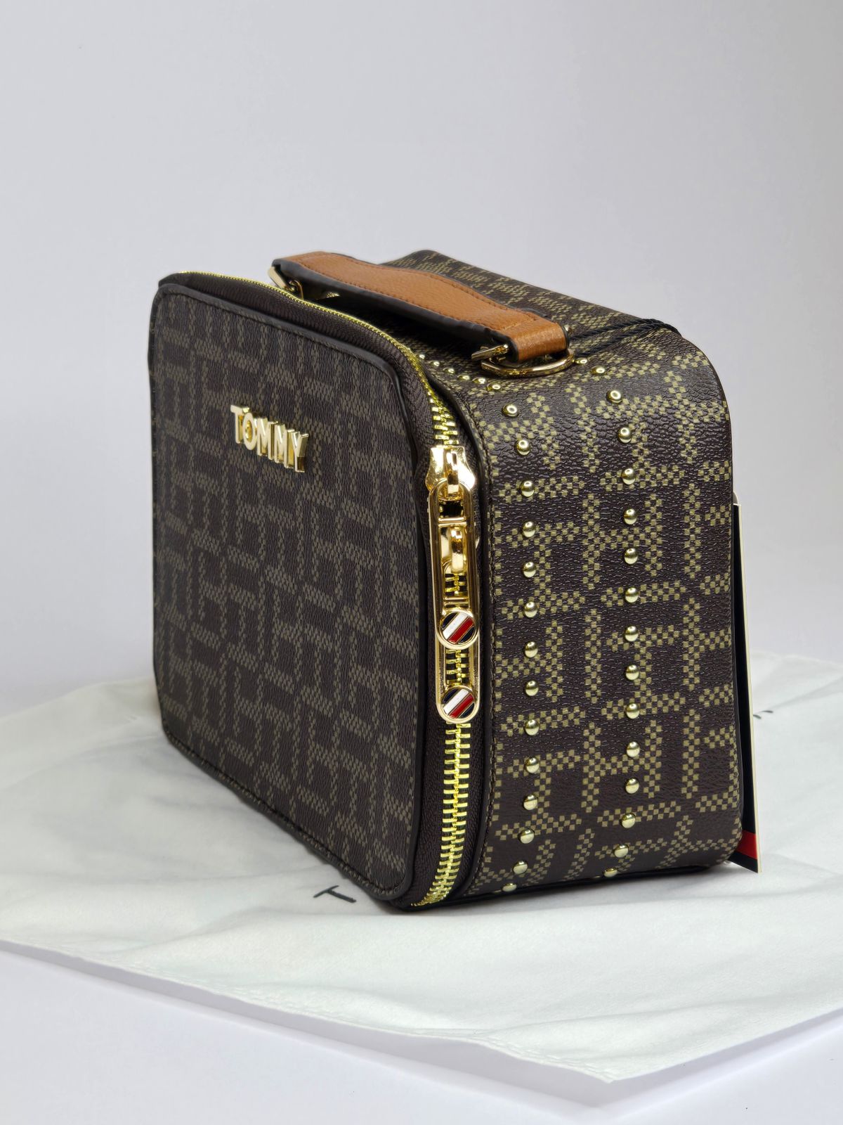 Tommy Hilfiger Brown monogram Bag For Women #36