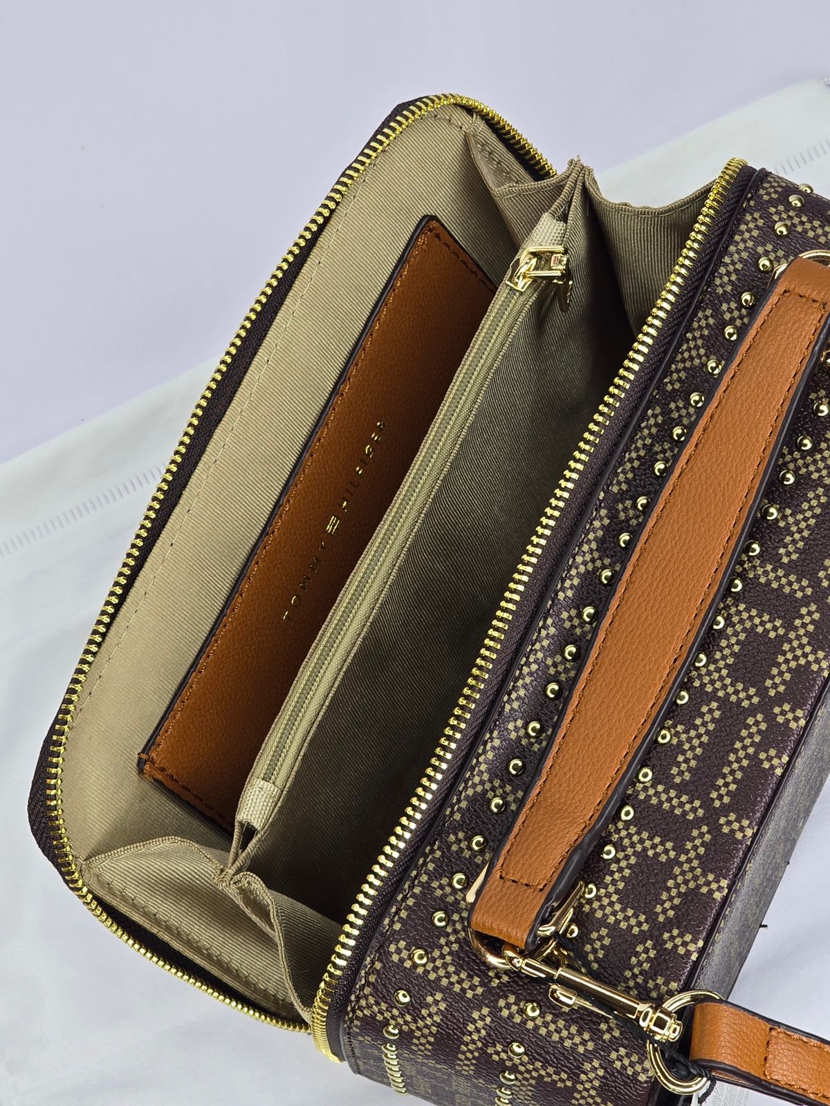 Tommy Hilfiger Brown monogram Bag For Women #36