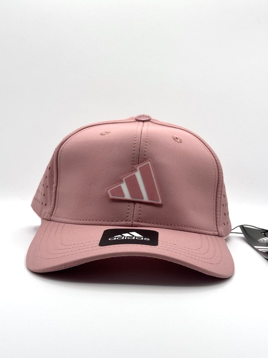 Adidas Unisex Three-Bar Logo Performance Cap - Pink