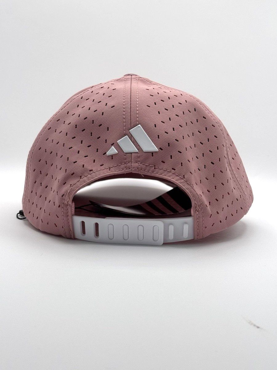 Adidas Unisex Three-Bar Logo Performance Cap - Pink