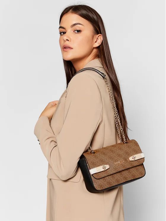 GU Monogram Convertible Bag For Women 93#