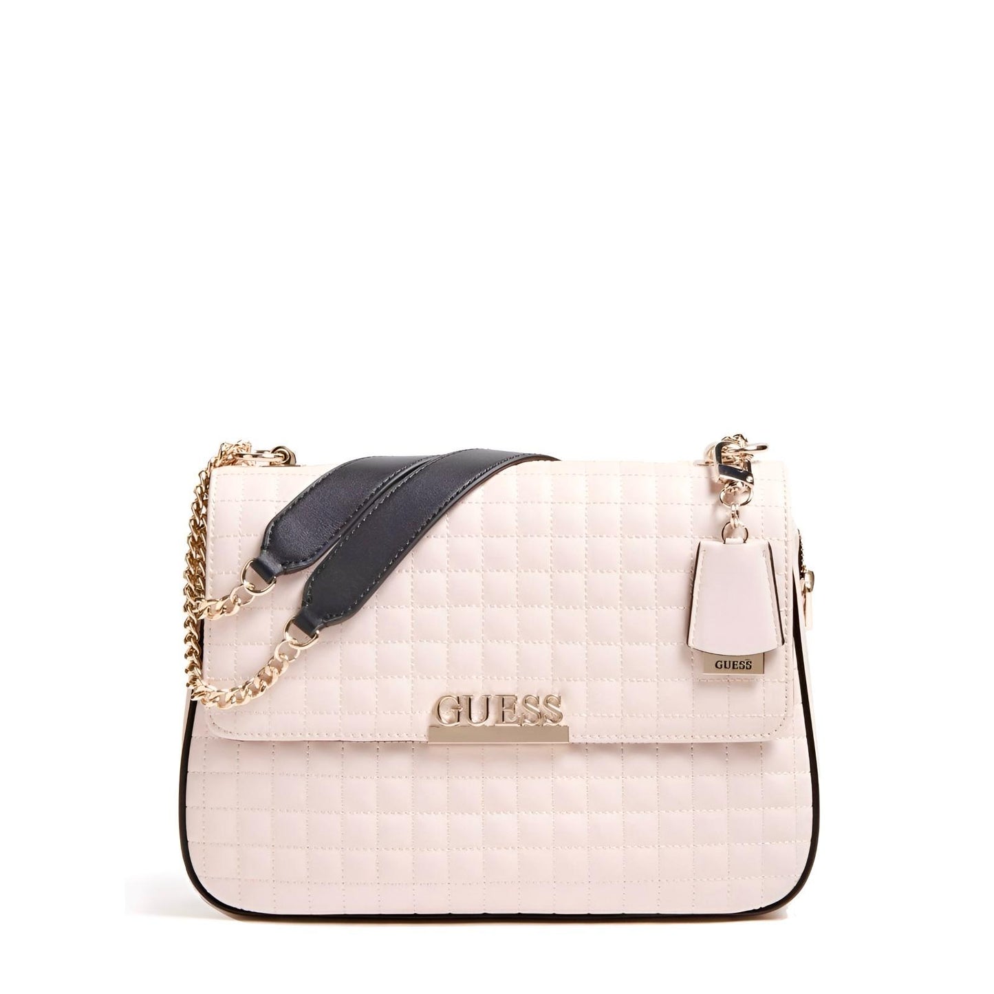 GU Light Pink Quilted Shoulder Bag For Women 81#