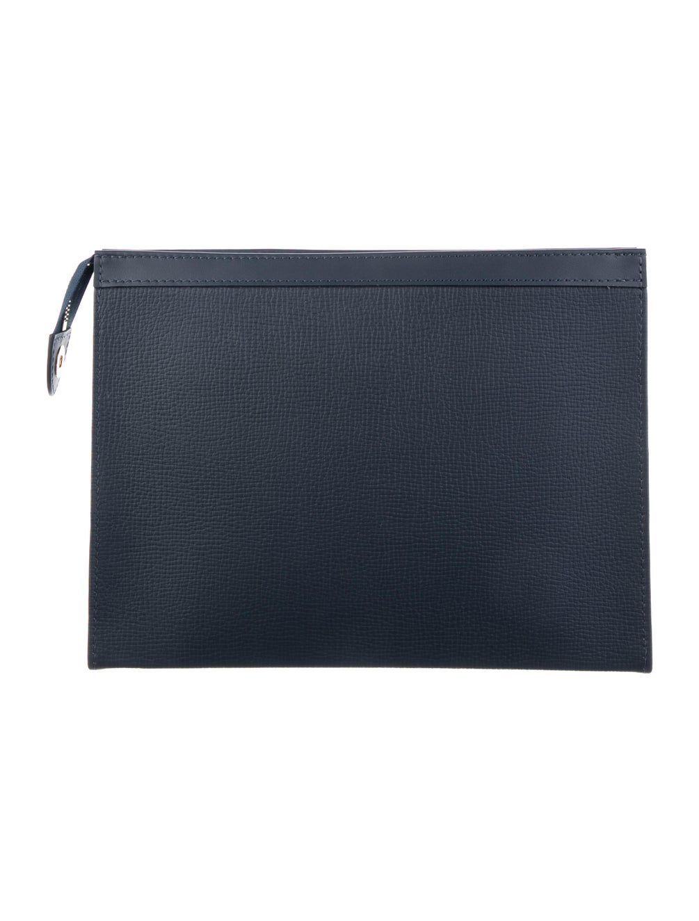LV x Nigo Denim & Leather Clutch Bag