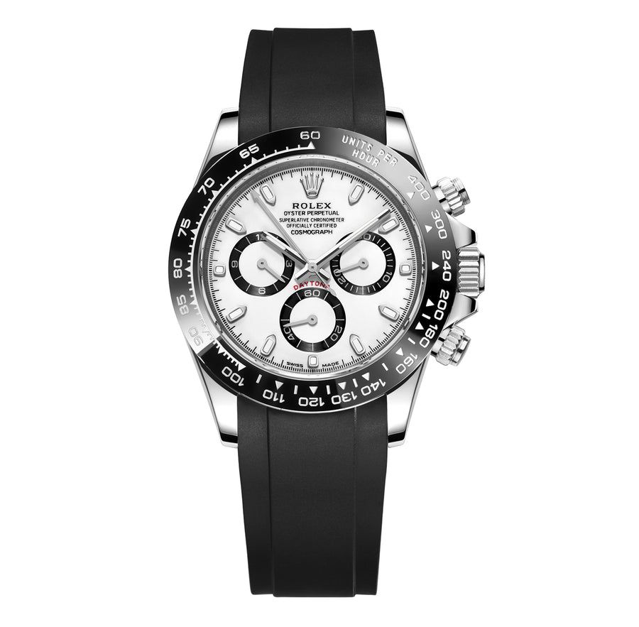 Rolex Cosmograph Daytona Watch For Men - White Dial