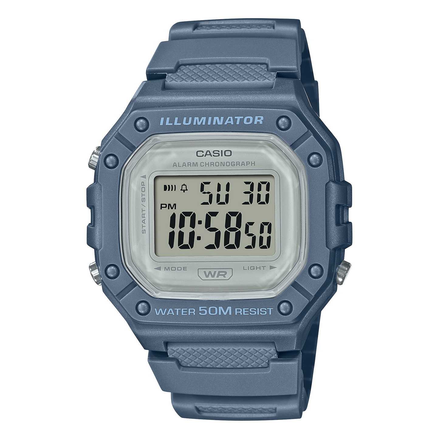 Casio Watch For Unisex Resin W-218HC-2AVDF