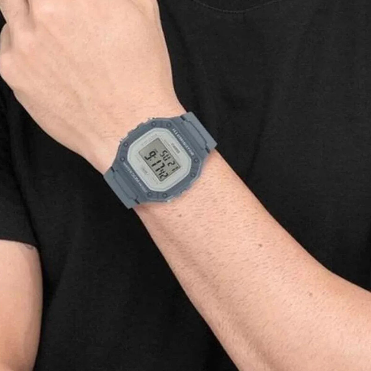 Casio Watch For Unisex Resin W-218HC-2AVDF