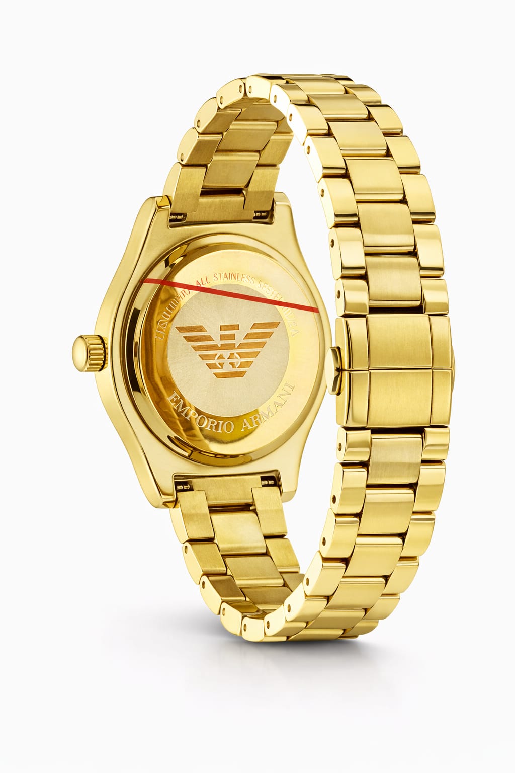Emporio Armani Federica AR11607 Women’s Watch – Gold Stainless Steel Bracelet & Crystal Bezel | 32mm Quartz Luxury Timepiece