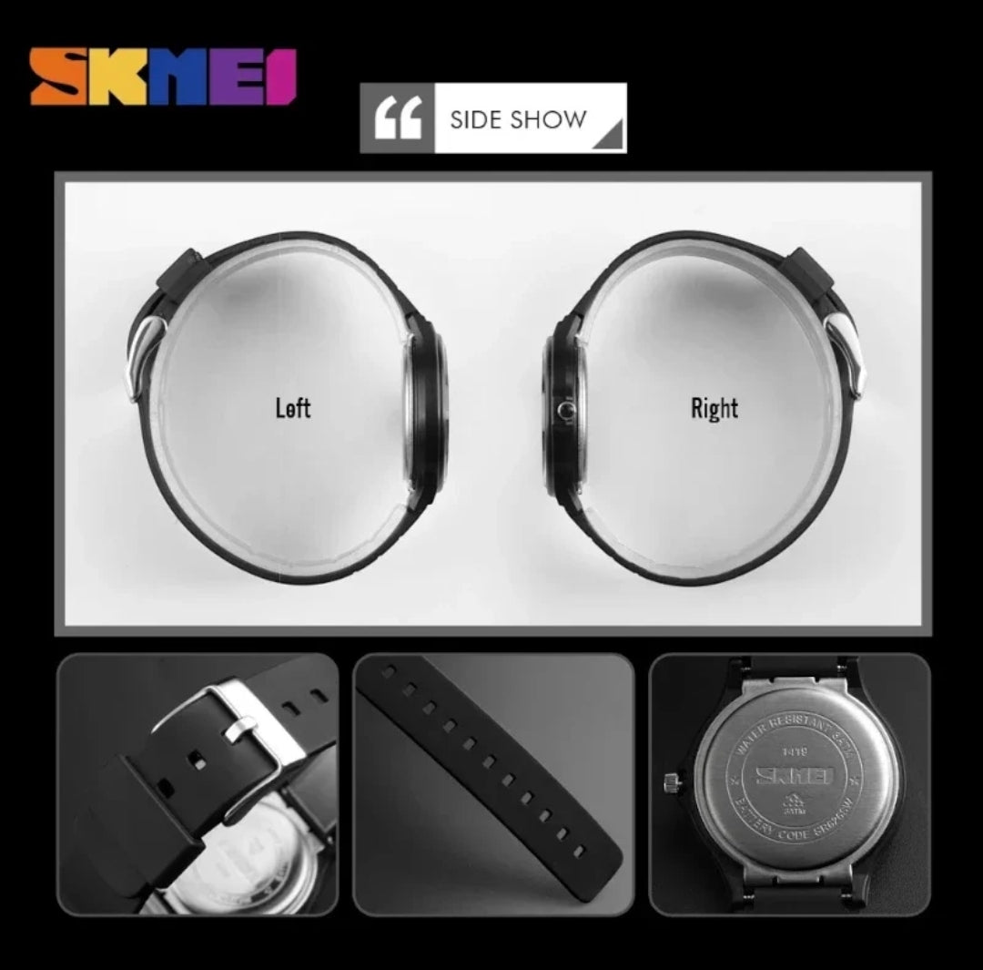 Women’s SKMEI 1491 Watch – Minimal Elegant Black Design | Lightweight & Practical for Daily Wear