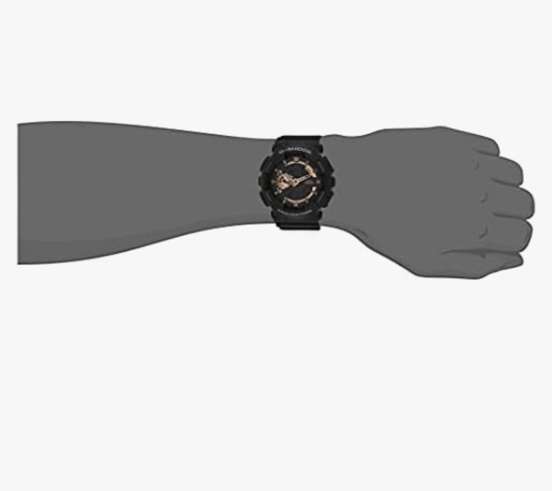 Casio G-Shock GA-110RG-1ADR Men’s Watch – Analog & Digital Black Dial, Resin Strap, 51mm Sport Design