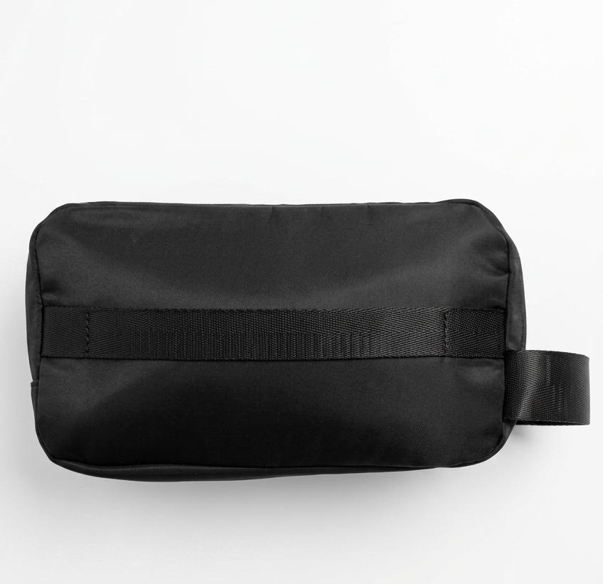Tommy Hilfiger Men's Black Travel Organizer Bag – Compact Toiletry & Essentials Pouch#078