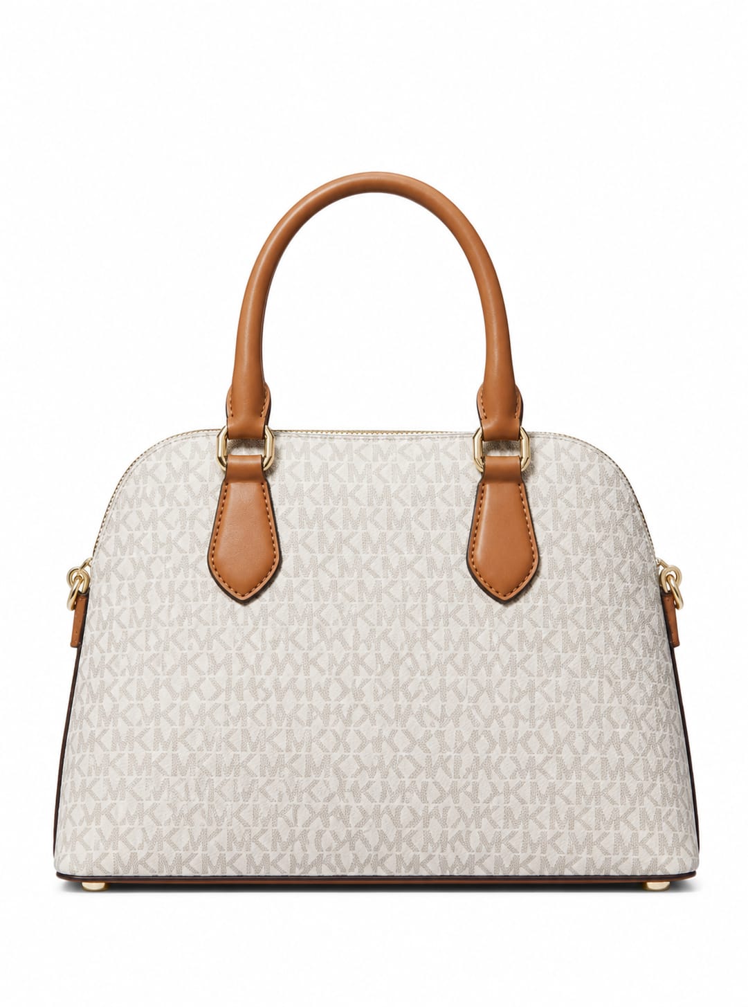 Michael Kors Veronica Medium Logo Dome Satchel – Structured Shoulder & Crossbody Bag#0047