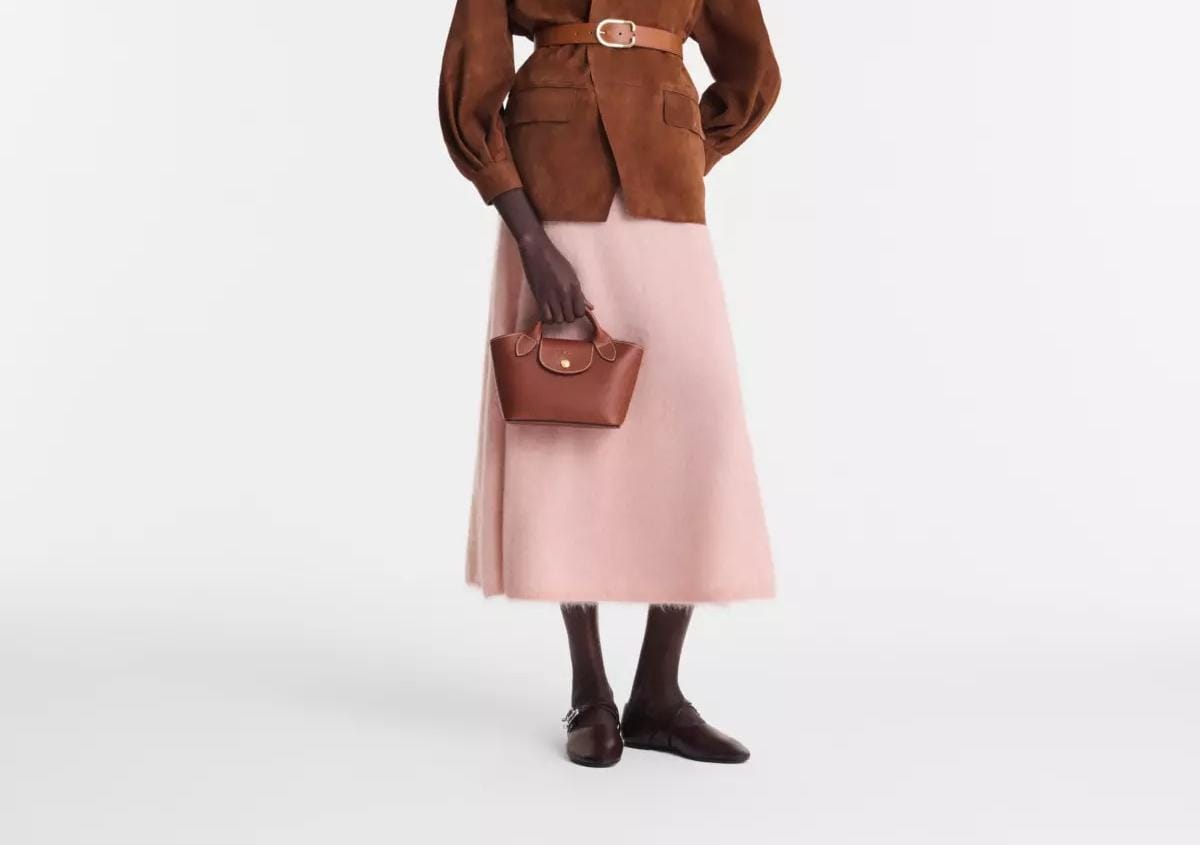 Longchamp EPURE XS Women’s Small Leather Crossbody Bag – Brown#0002