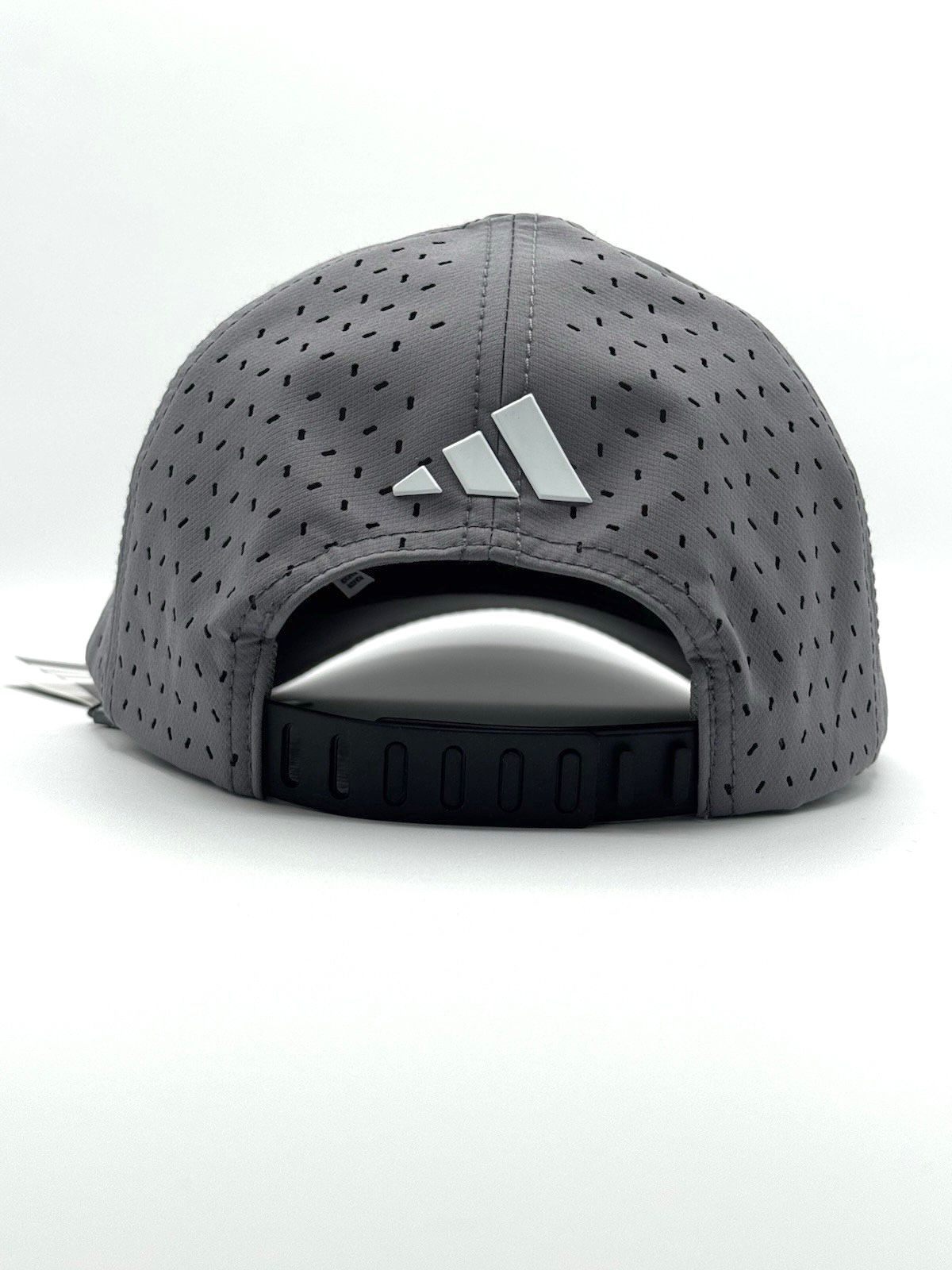 Adidas Men's Three-Bar Logo Performance Cap - Gray