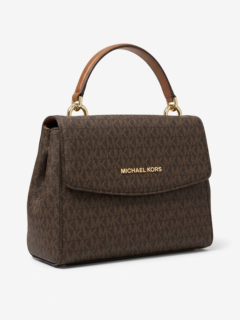 Michael Kors women's handbag with brand logo print and handle #0031
