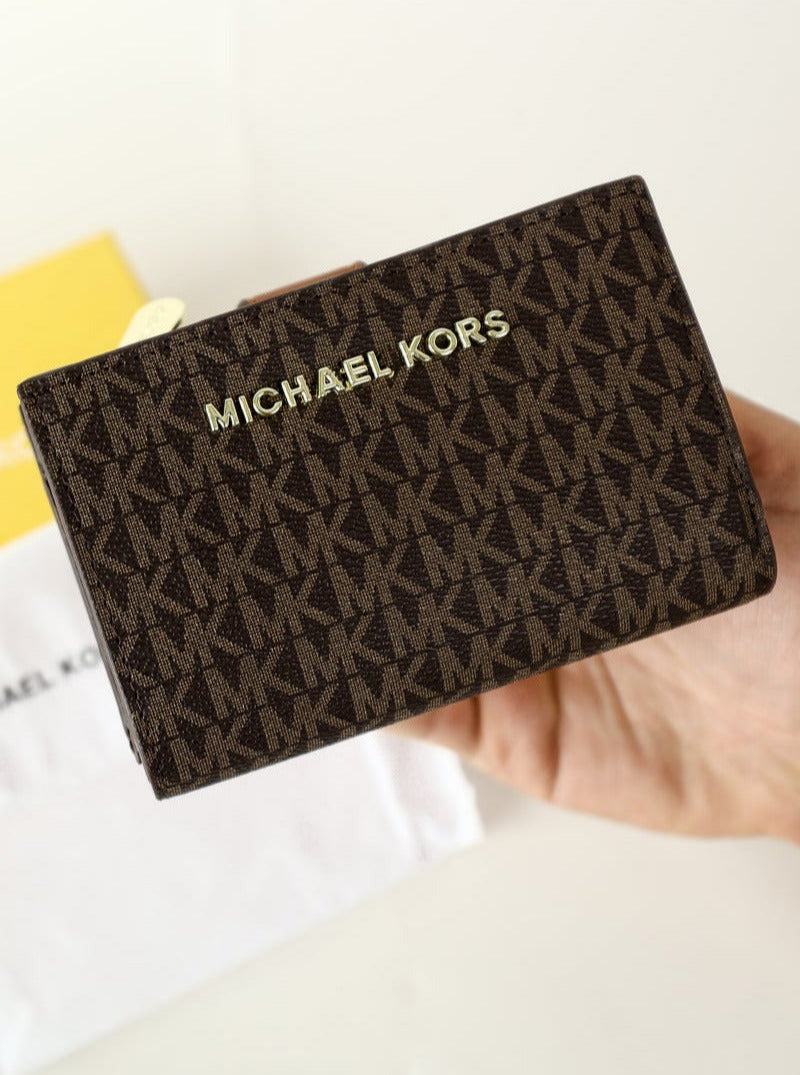 Mk Brown Wallet For Women #5