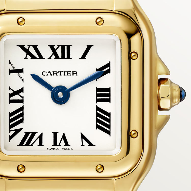 Cartier Panthère de Cartier Women's Extra Small Gold-Tone Stainless Steel Watch Dimensions: 25.1 × 18.5 mm