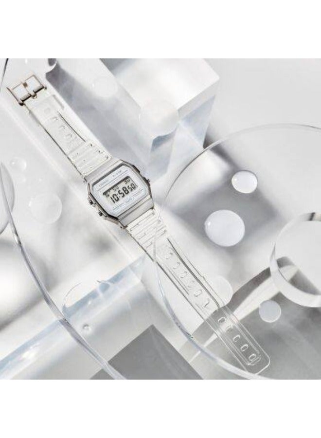 Casio Watch for Unisex F-91WS-7DF Digital Resin Band White
