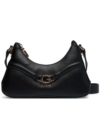 Guess Black Women Shoulder Bag HWBG7993730 – Elegant Leather Everyday Bag#191
