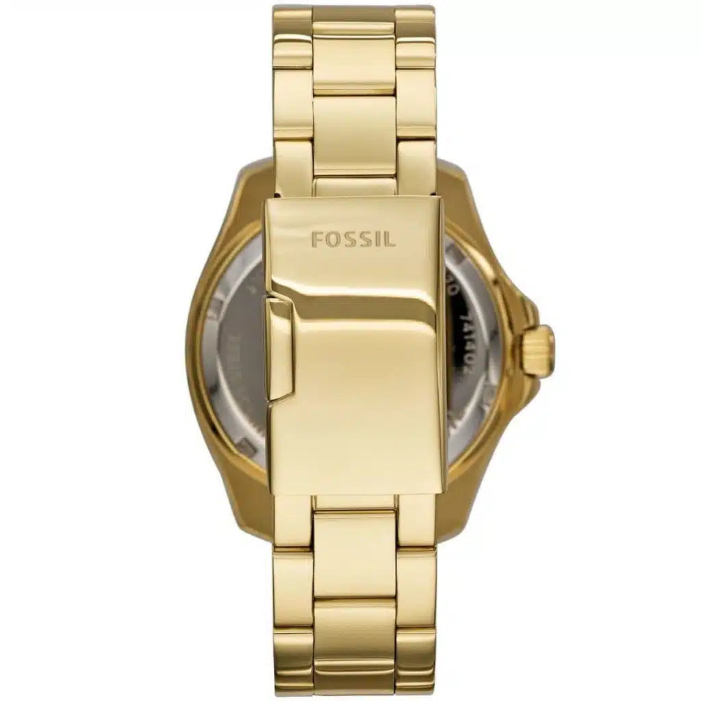 Fossil Cecile Women’s 40 mm Gold Water-Resistant Analog Stainless Steel Watch – Monthly Date (AM4482)