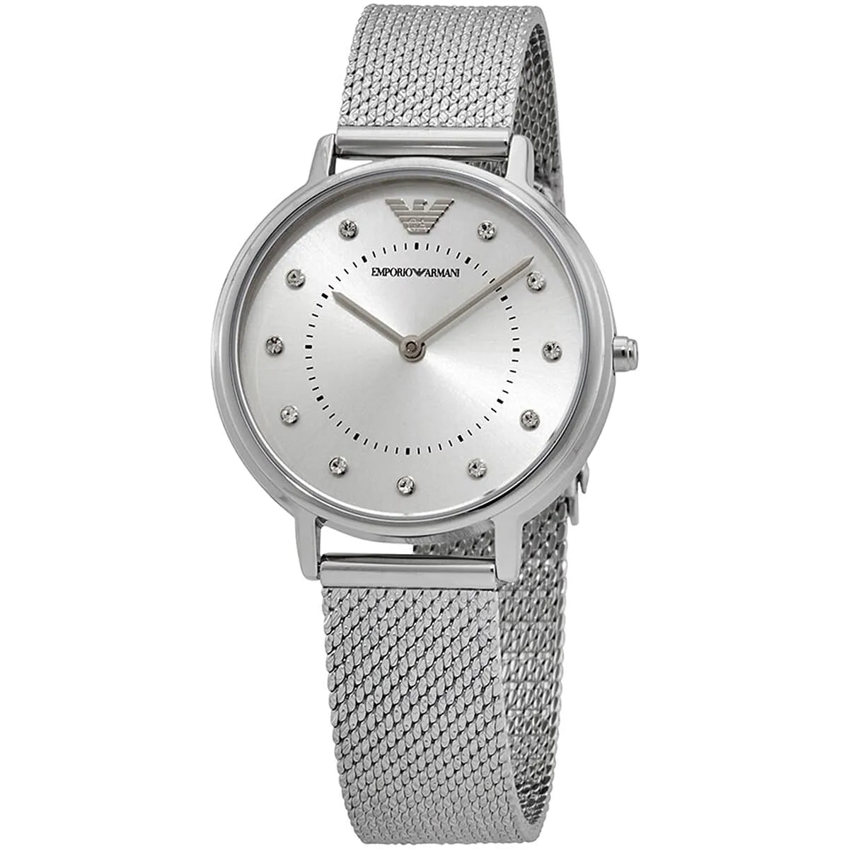 Emporio Armani Kappa AR11128 Women’s Watch – Silver Dial Stainless Steel Ultra-Light Elegant Fashion Watch