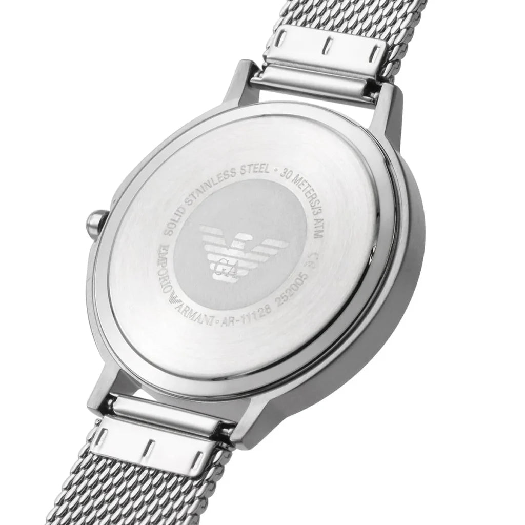Emporio Armani Kappa AR11128 Women’s Watch – Silver Dial Stainless Steel Ultra-Light Elegant Fashion Watch