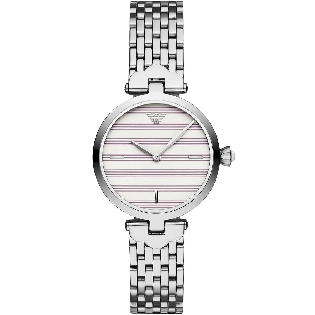 Emporio Armani Arianna AR11195 Women’s Watch – White Dial Stainless Steel Elegant Slim Fashion Watch
