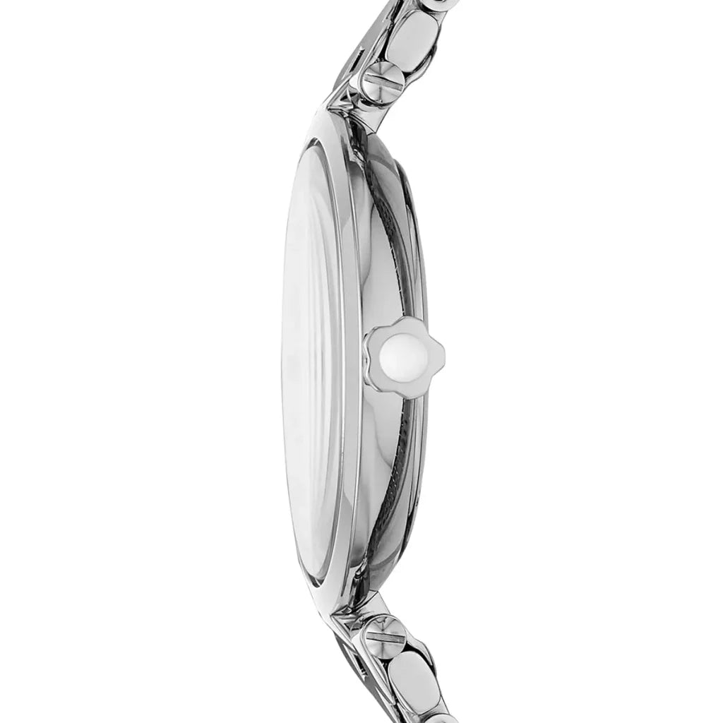 Emporio Armani Arianna AR11195 Women’s Watch – White Dial Stainless Steel Elegant Slim Fashion Watch