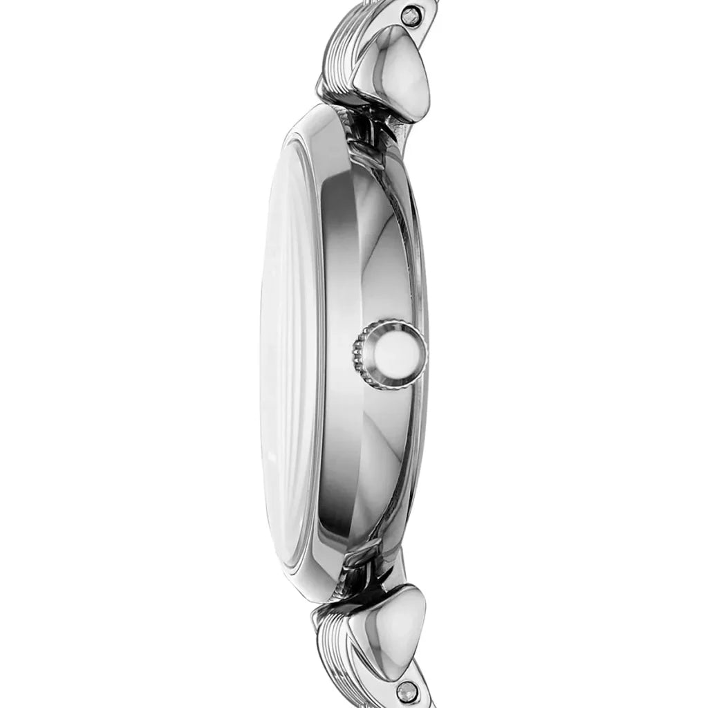 Emporio Armani Gianni T-Bar AR11204 Women’s Watch – White Dial Stainless Steel Elegant Fashion Watch