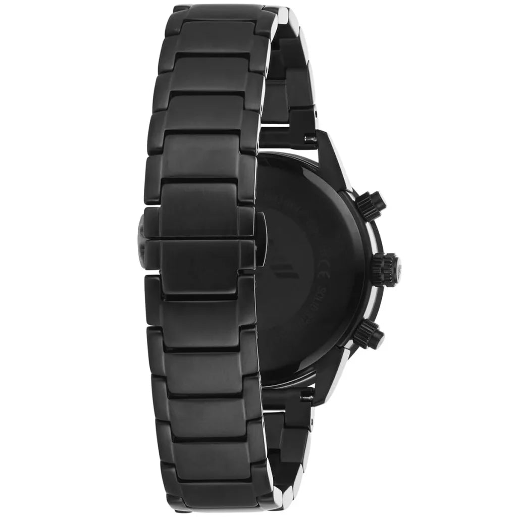 Emporio Armani AR11472 Men’s Analog Watch – 43mm Green Dial with Black Stainless Steel Strap