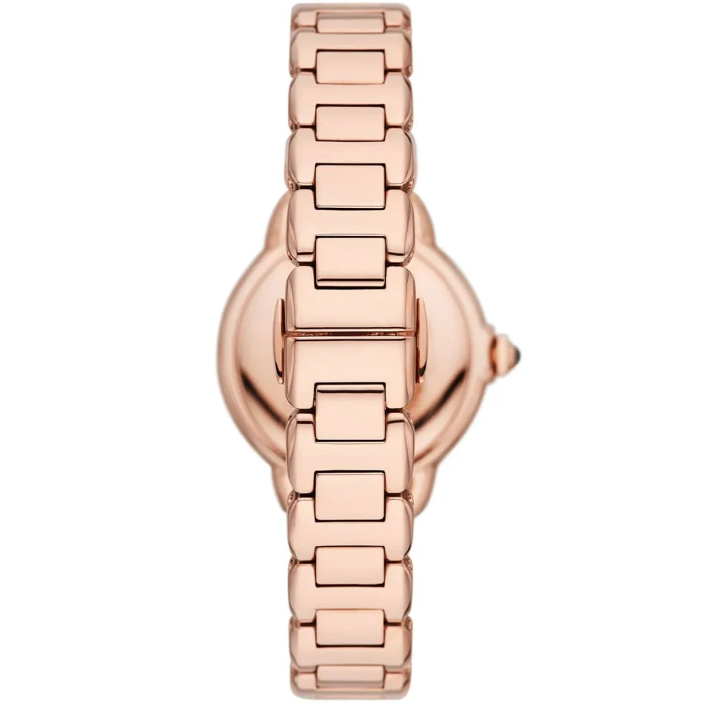 Emporio Armani AR11570 Women’s Watch – Mia Collection Rose Gold Stainless Steel with Brown Dial 32mm Elegant Design