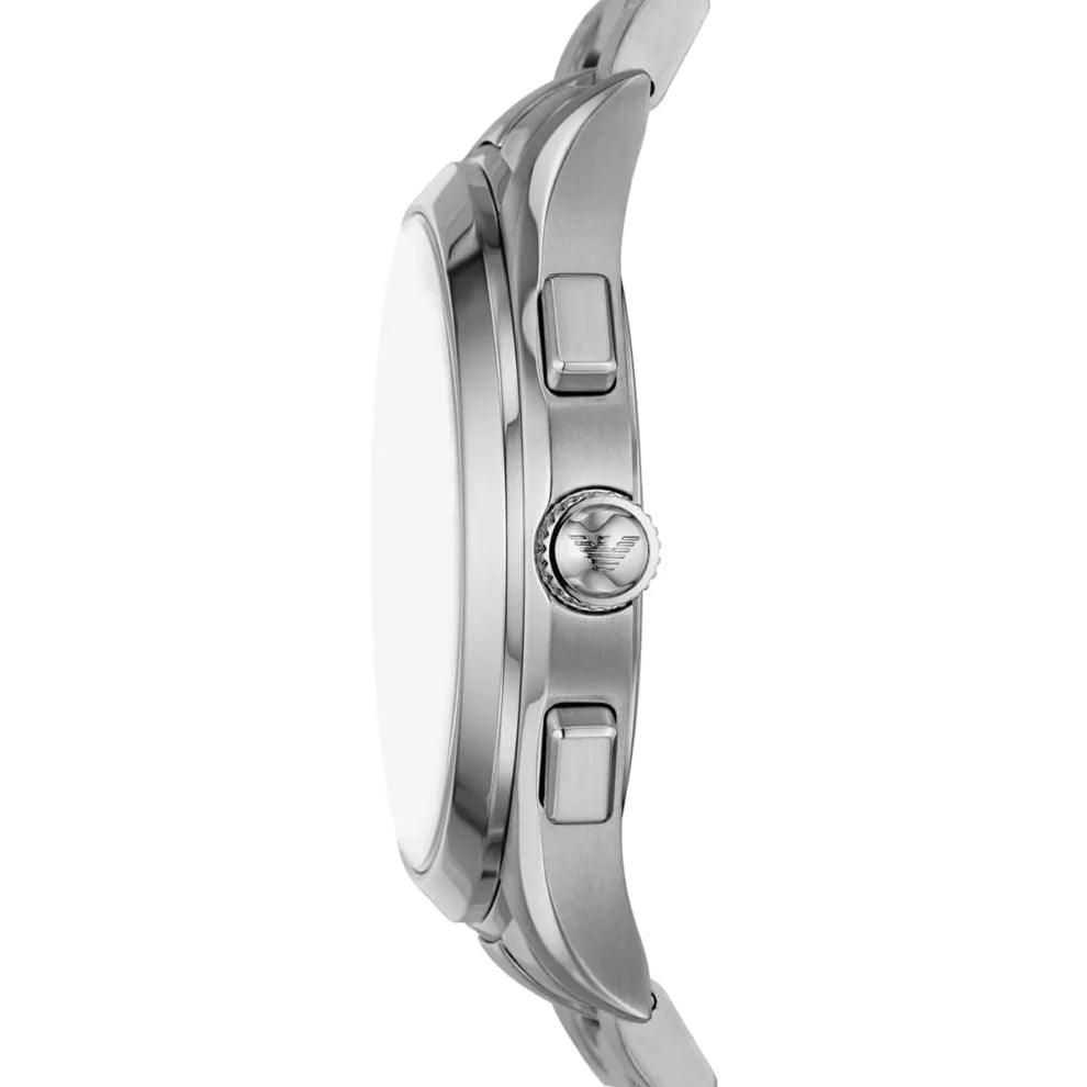 Emporio Armani AR11602 – Men’s Paolo Black Dial Stainless Steel Watch
